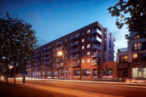3-Burnt-Oak-Broadway_DUSK CGI