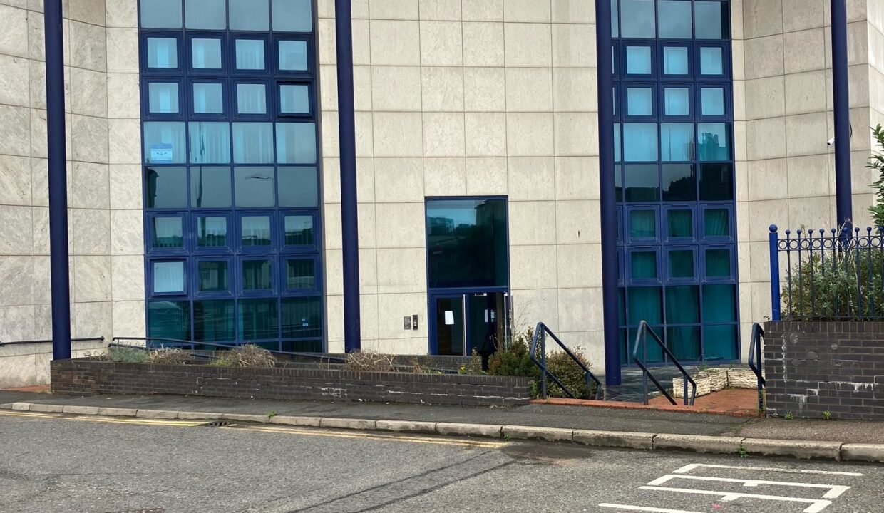 Dominion Front of Building